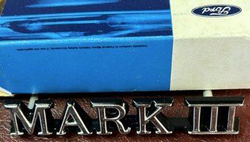 Nameplate, Mark III Badge Ornament NOS